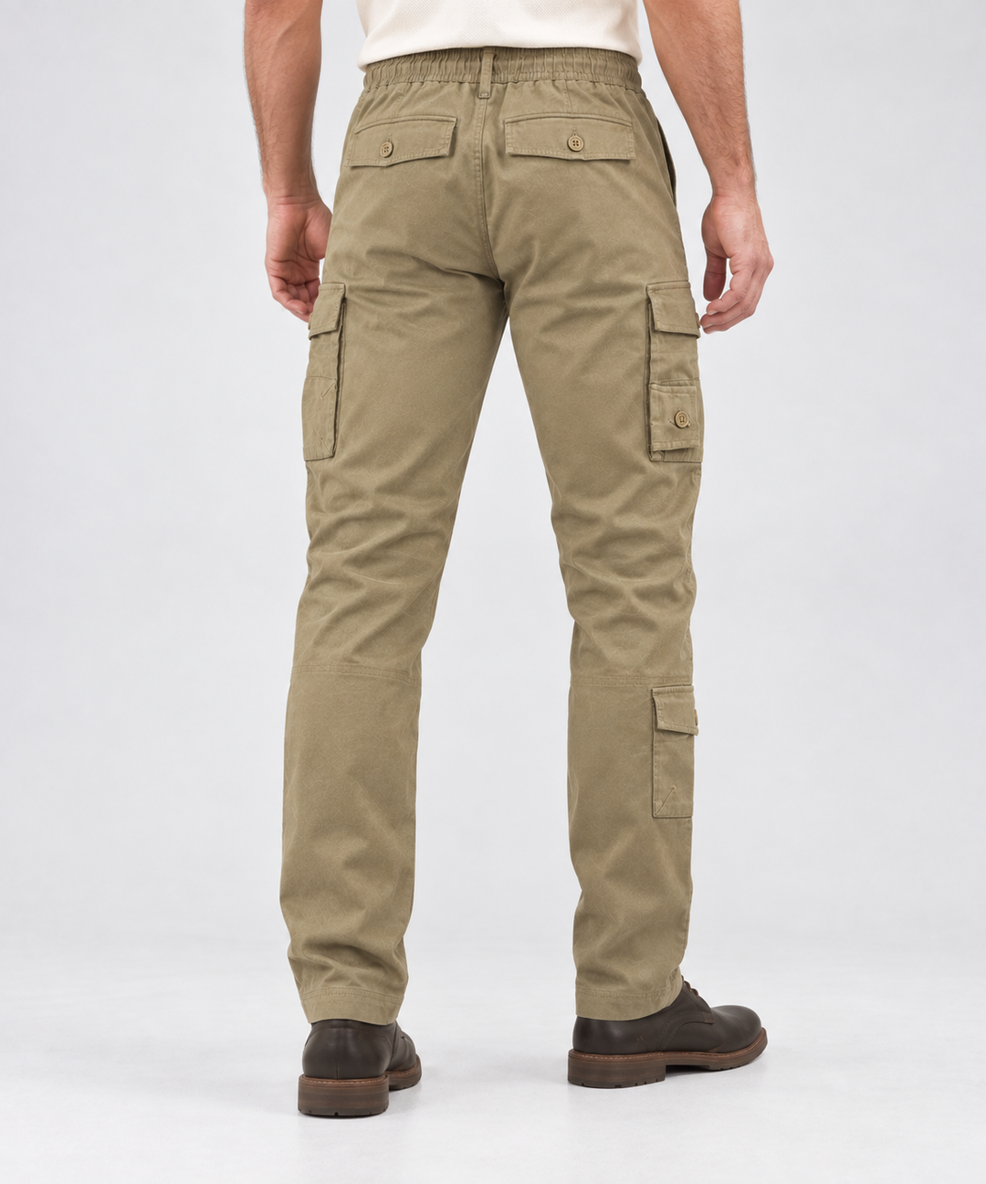 Pantalón Cargo Jogger Slim Fit para Hombre en Algodón Stretch