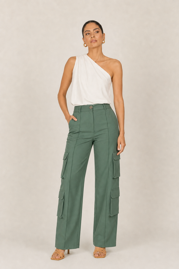 Pantalón Cargo Sastre de Bota Recta