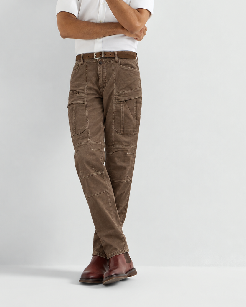 Pantalón Cargo de Hombre en Algodón