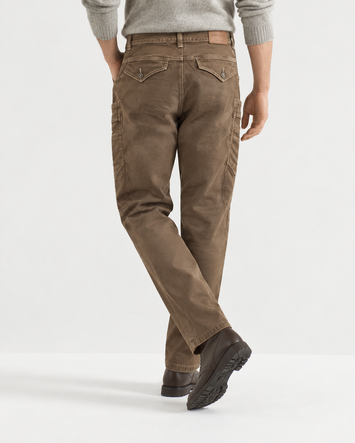 Pantalón Cargo de Hombre en Algodón