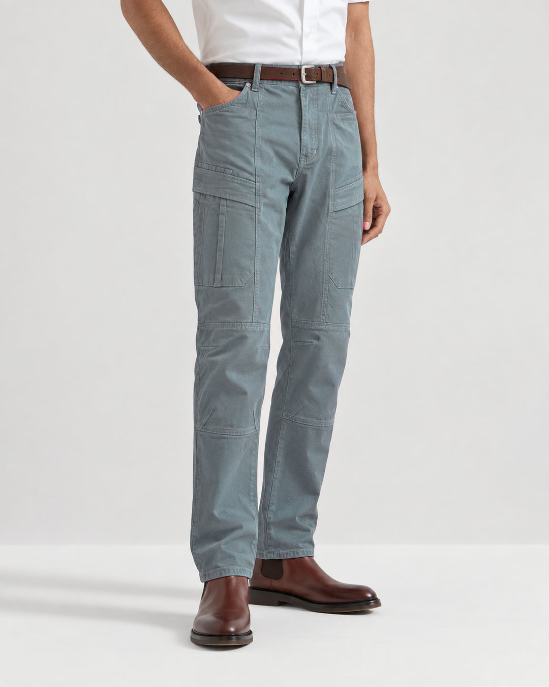 Pantalón Cargo de Hombre en Algodón