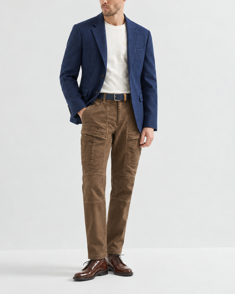 Pantalón Cargo de Hombre en Algodón