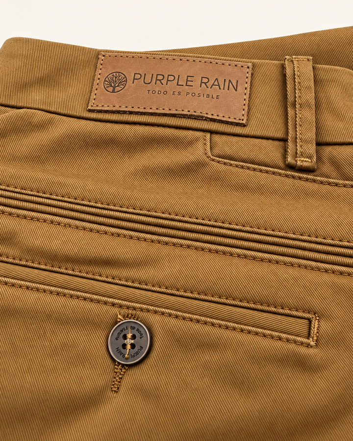 Pantalón Chino Slim Fit para Hombre en Algodón Stretch
