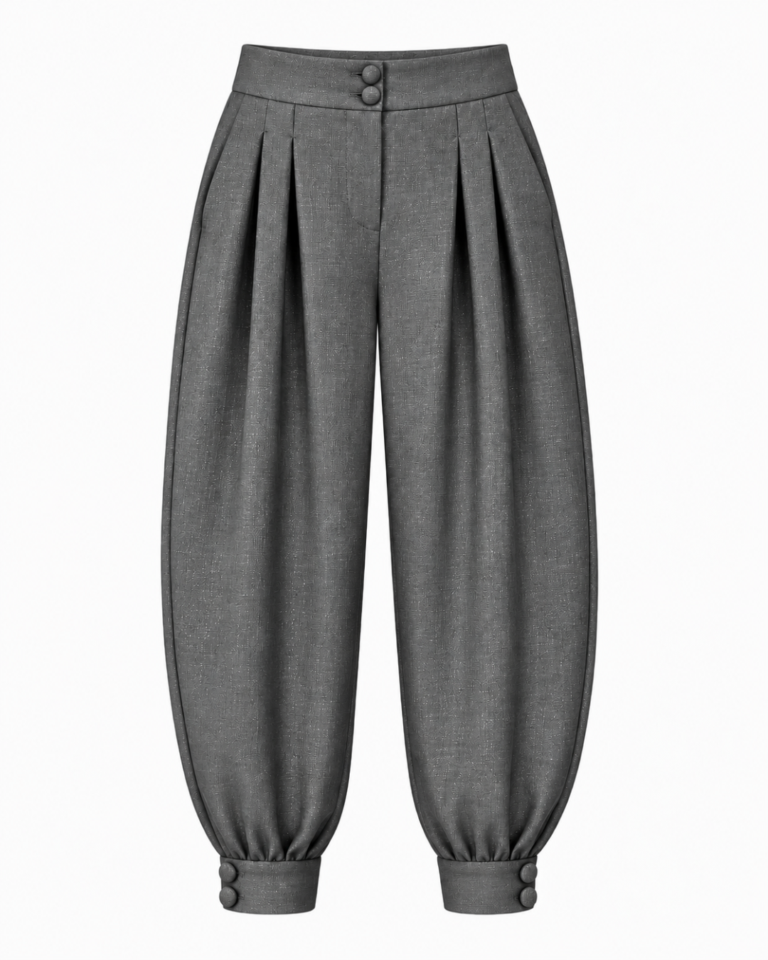 Pantalón Dama Balloon con Textura tipo Sastre