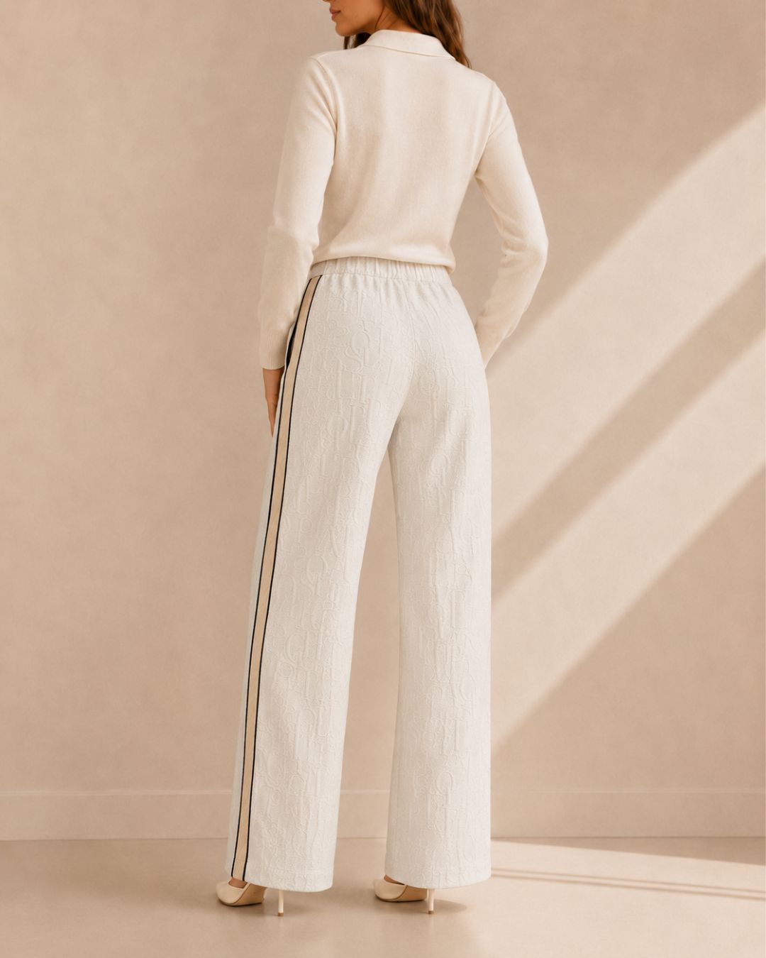 Pantalón Dama · grabado letras con Cinta Lateral