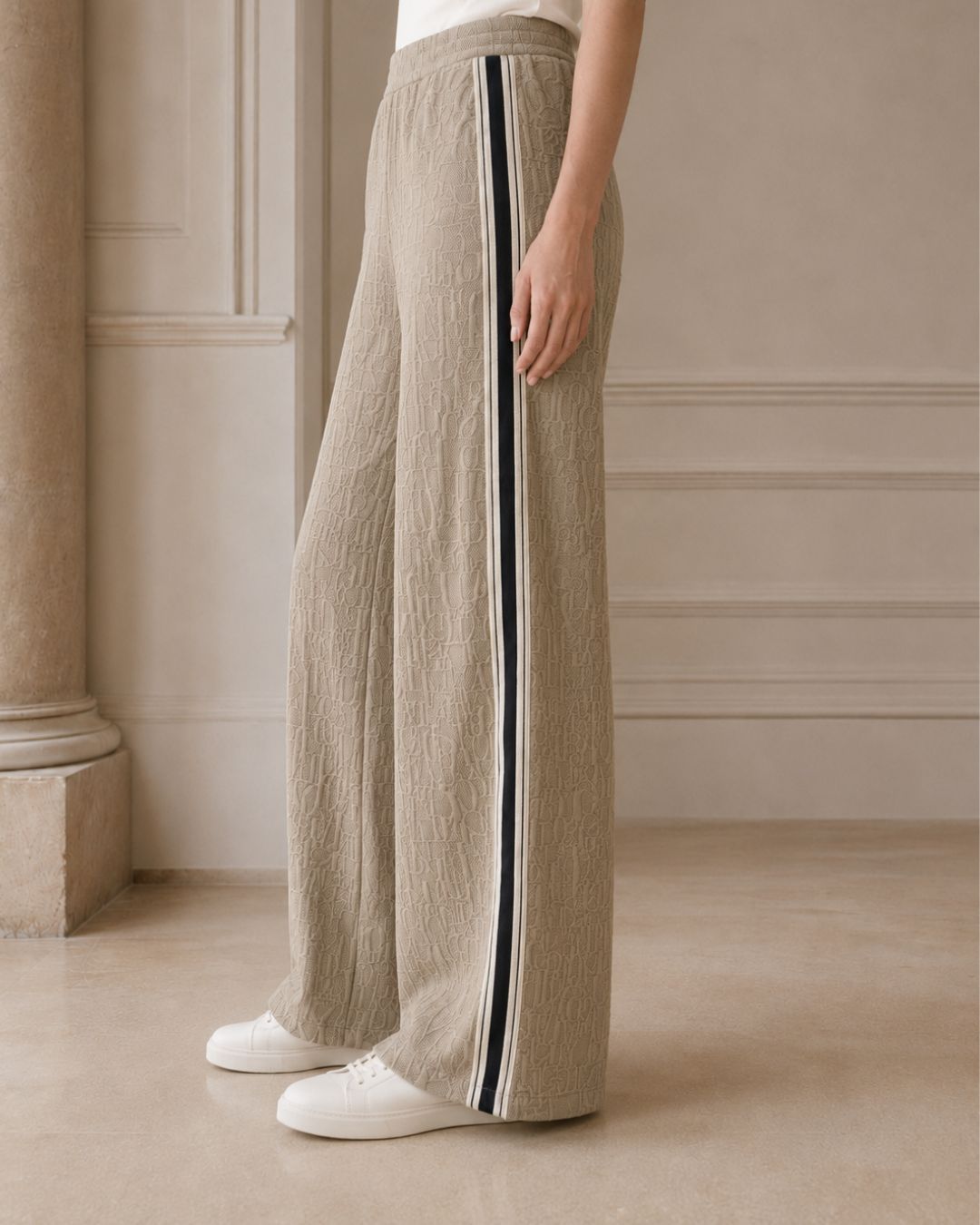 Pantalón Dama · grabado letras con Cinta Lateral