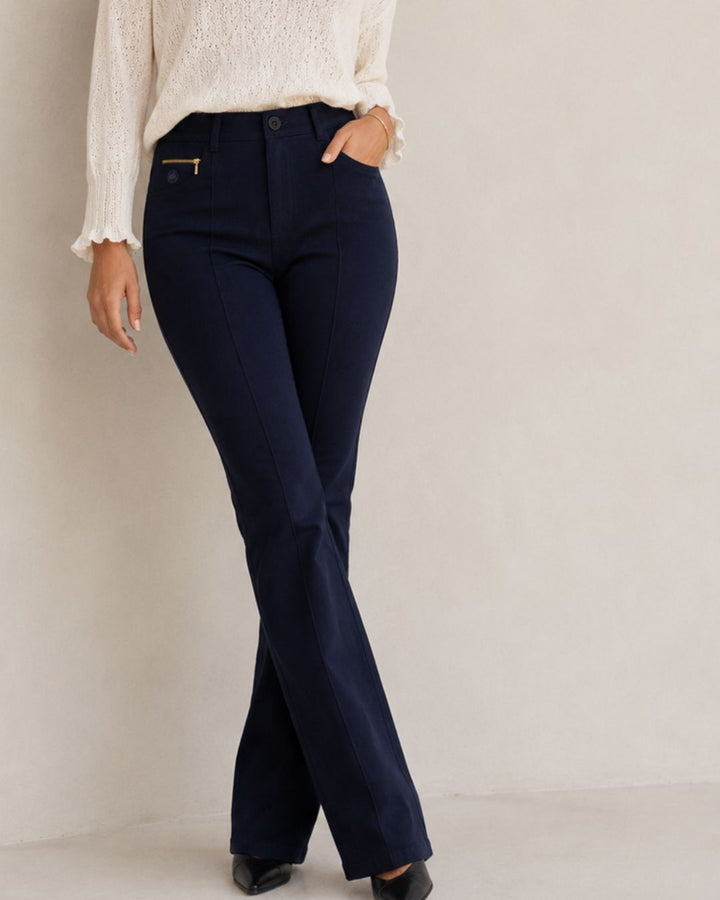 Pantalón Drill Gold Zip - Purple Rain