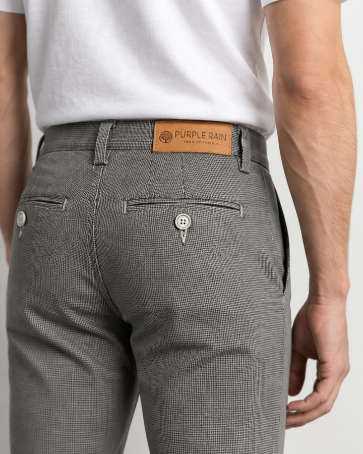 Pantalón Drill Hombre con Microtextura