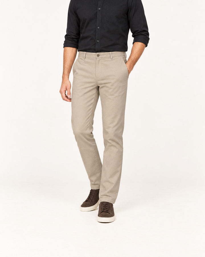 Pantalón Drill Texturizado Slim Fit para Hombre