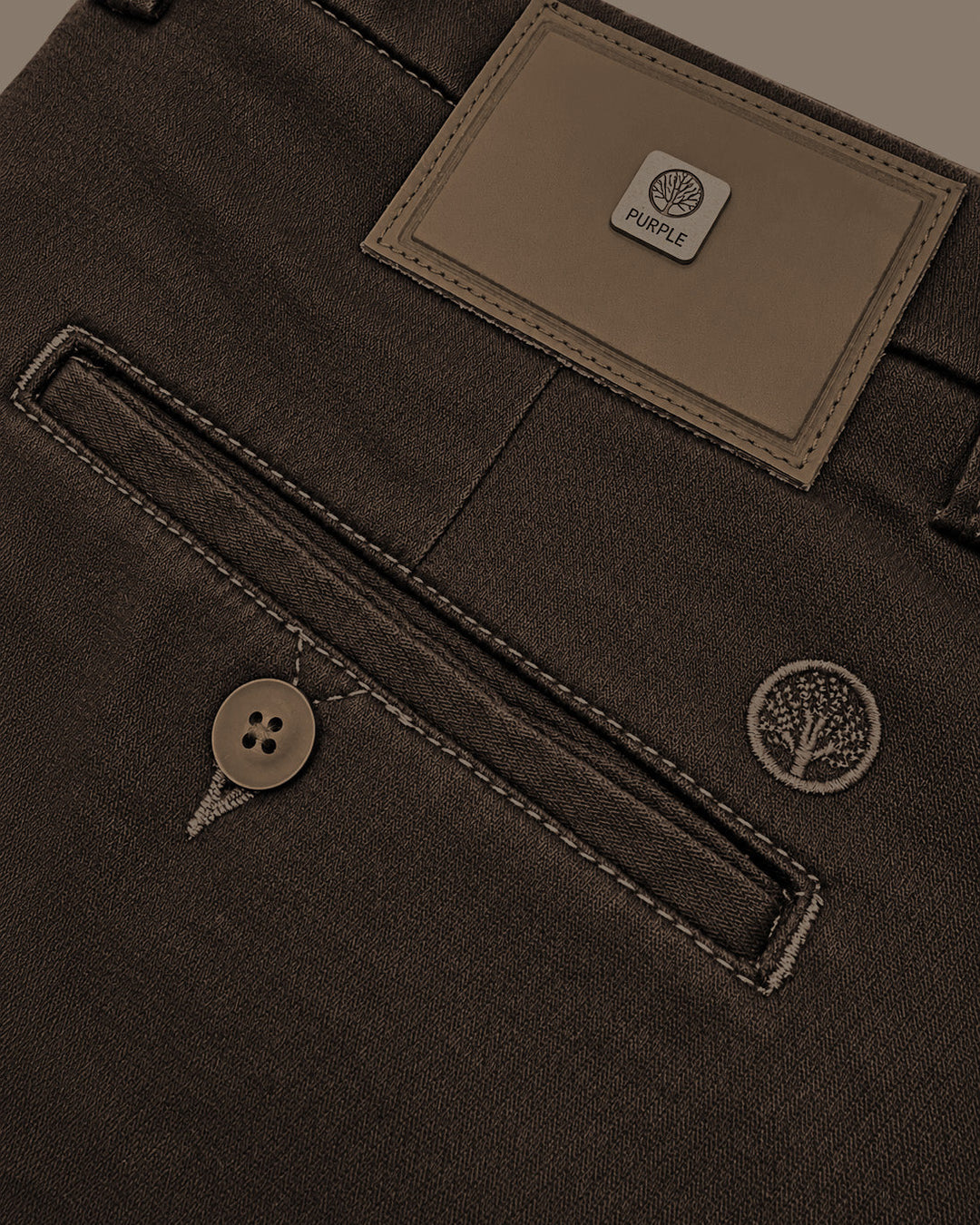 Pantalón Drill Texturizado Slim Fit para Hombre