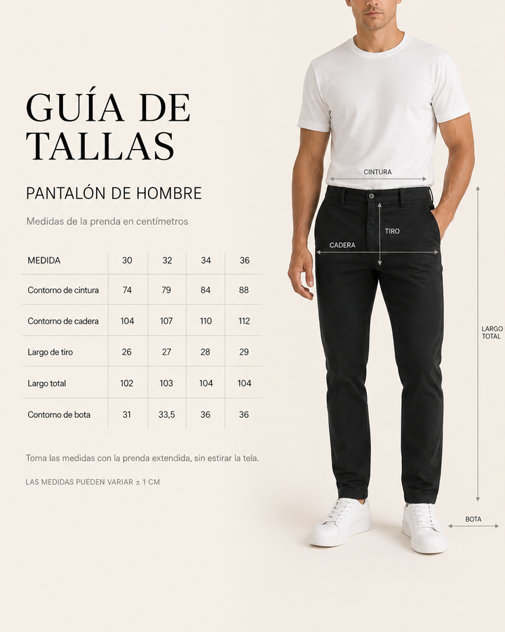 Pantalón Drill Texturizado para Hombre