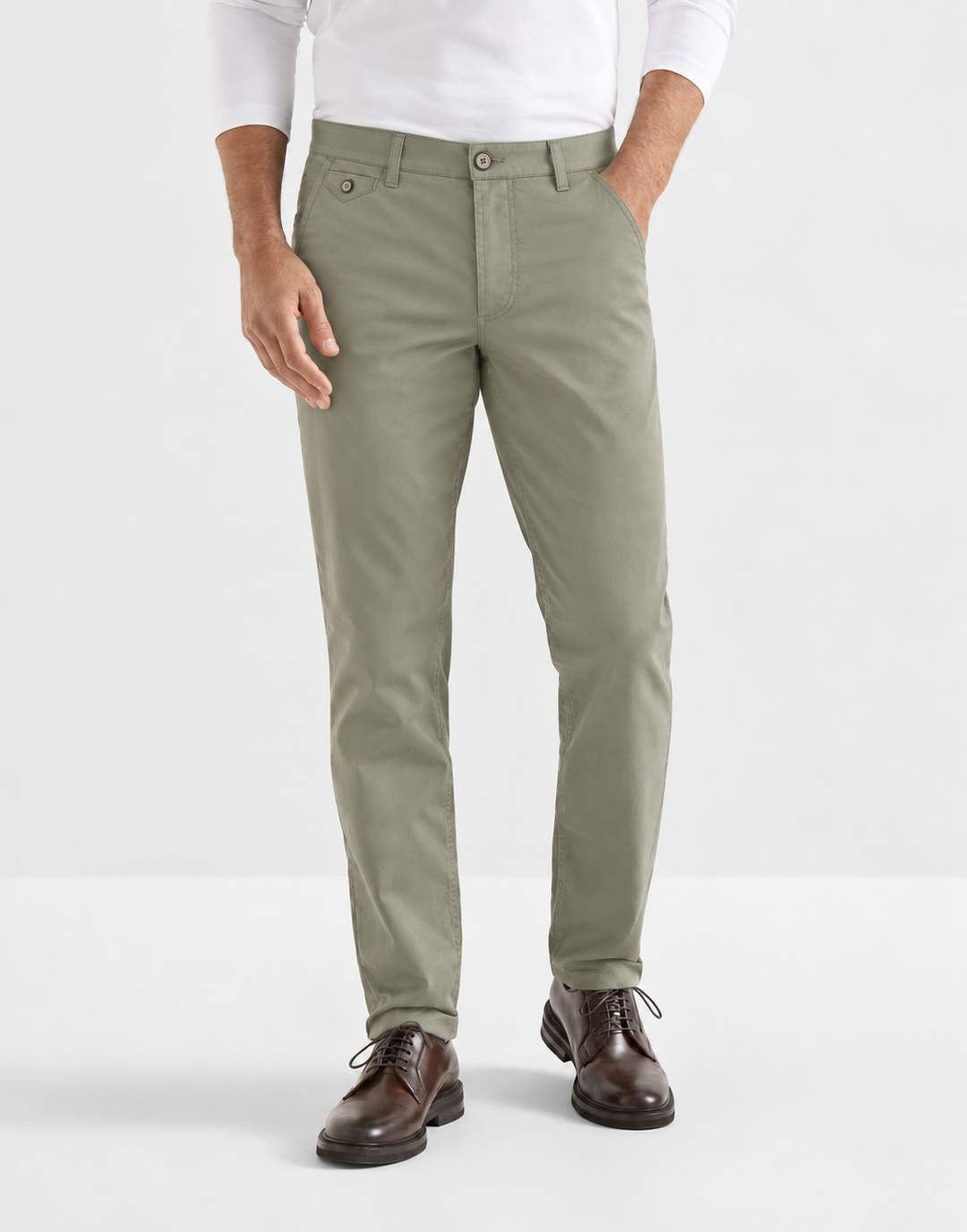 Pantalón Hombre Chino Skinny (Algodón Premium) - Purple Rain