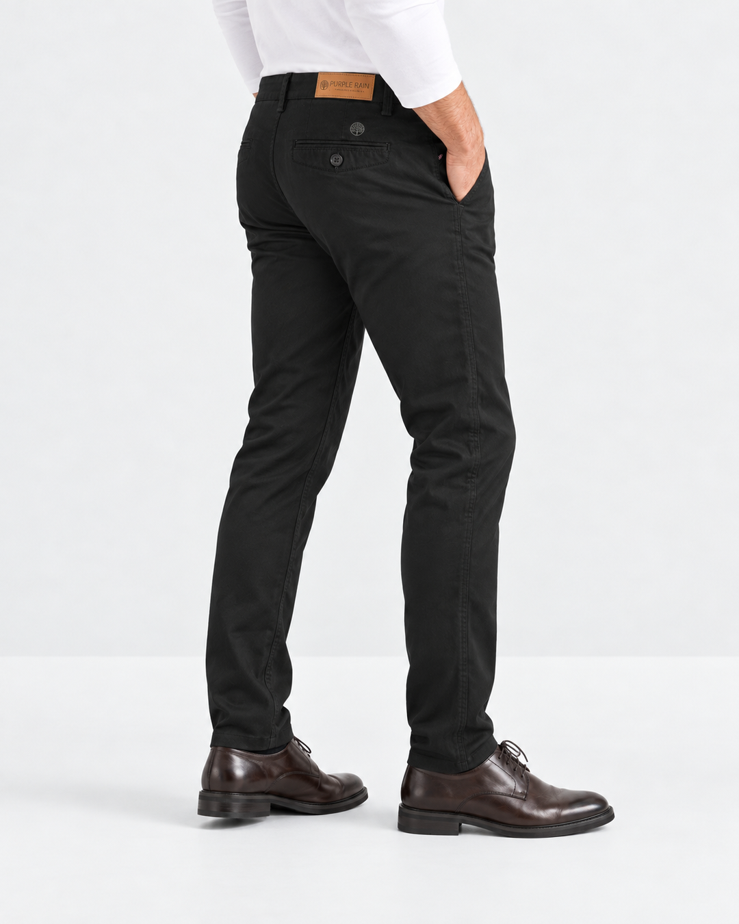 Pantalón Hombre Chino Skinny (Algodón Premium) - Purple Rain