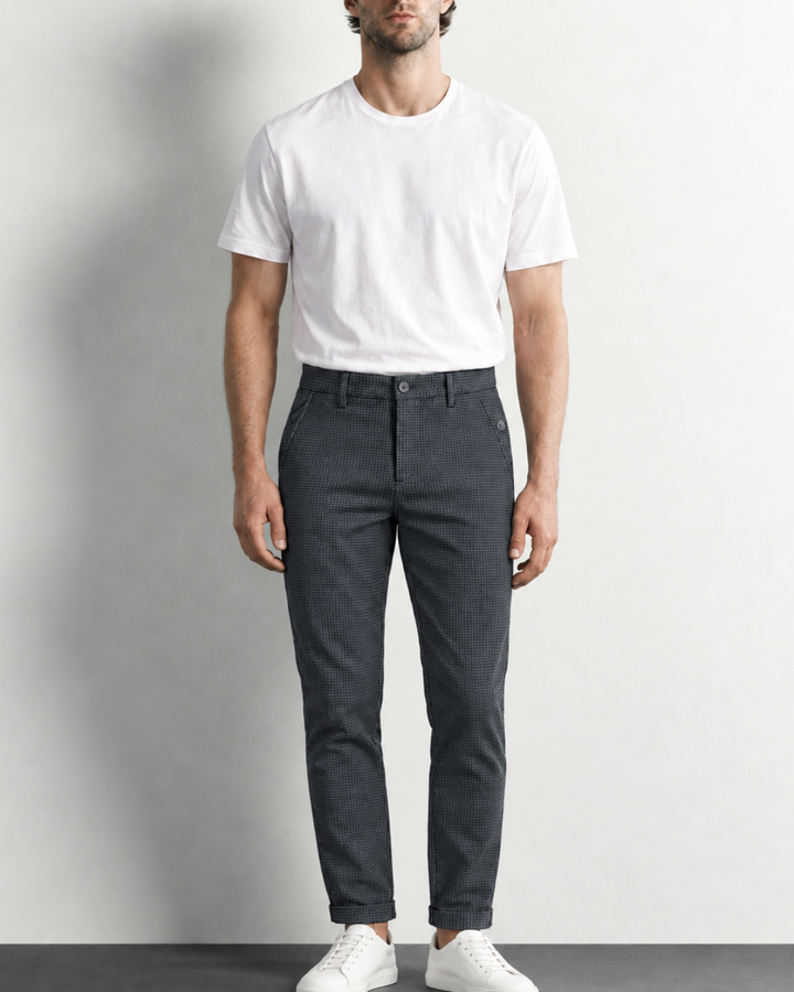 Pantalón Drill Hombre Strech con Microtextura