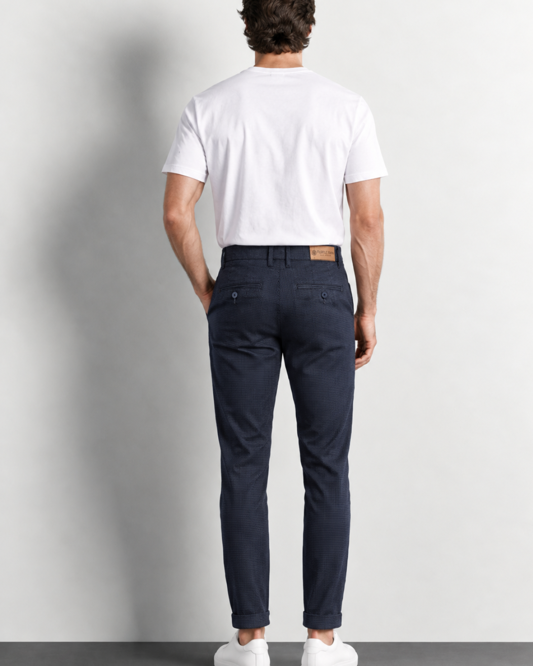 Pantalón Drill Hombre Strech con Microtextura