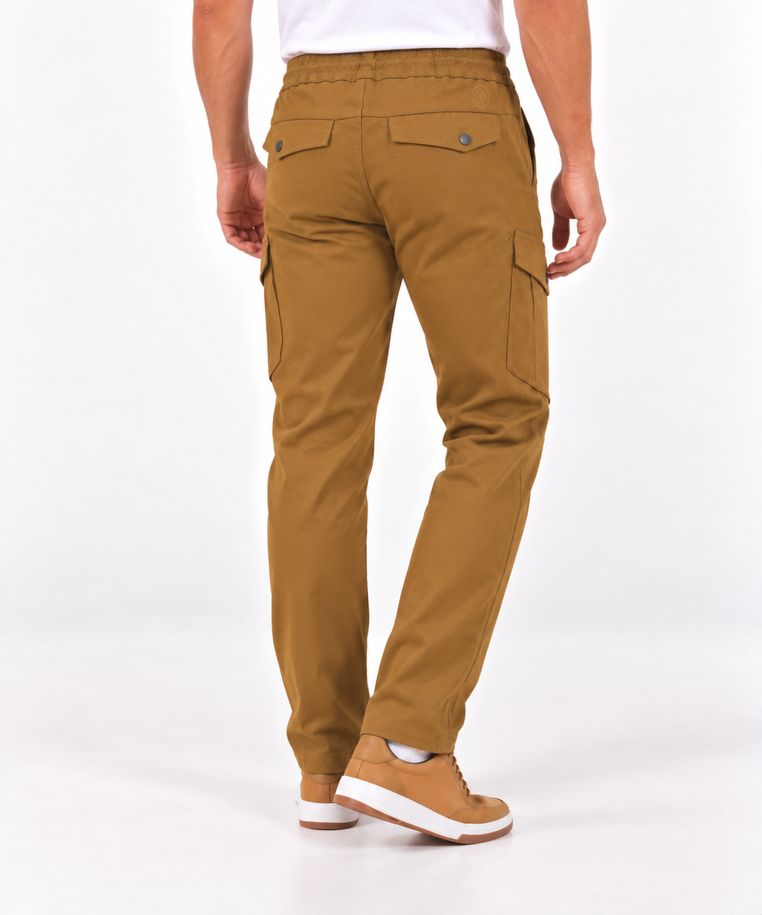 Pantalón Jogger Cargo Slim Fit para Hombre en Algodón Texturizado