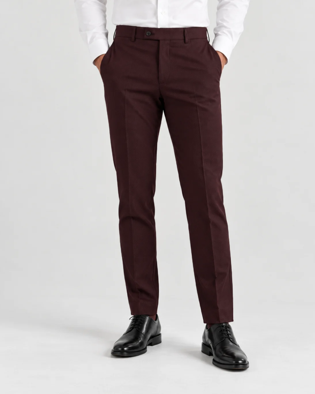 Pantalón Sastre Borgoña Texturizado – Slim