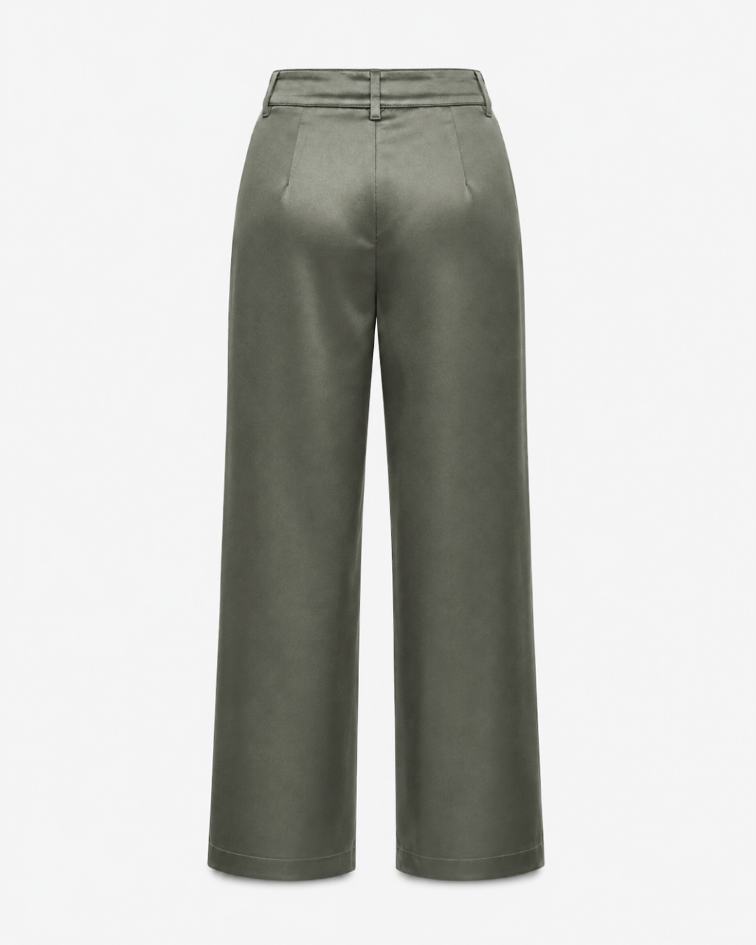 Pantalón Satinado Mujer Tiro Alto Bota Ancha Verona