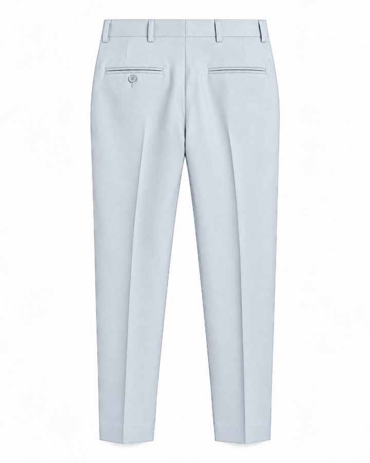 Pantalón Sastre Gris Perla Claro – Corte Slim
