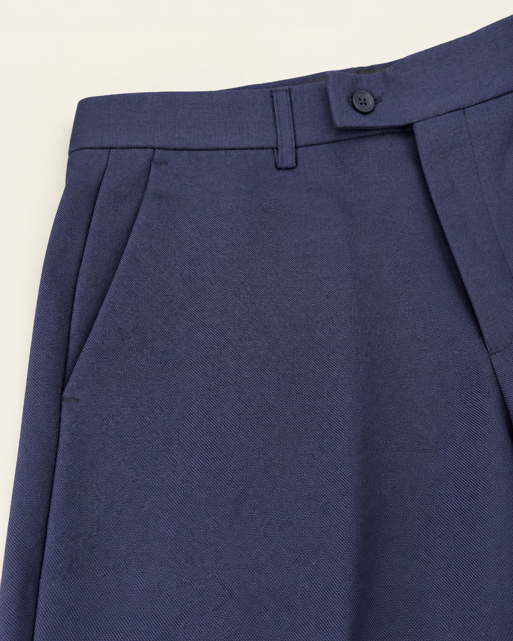 Pantalón Sastre Hombre Azul Marino