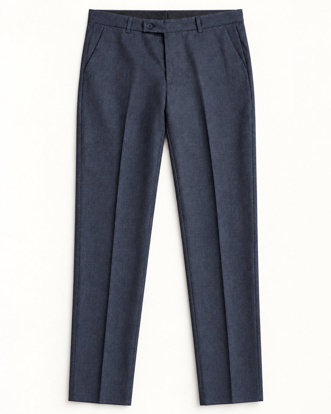 Pantalón Sastre Gris Azulado Texturizado