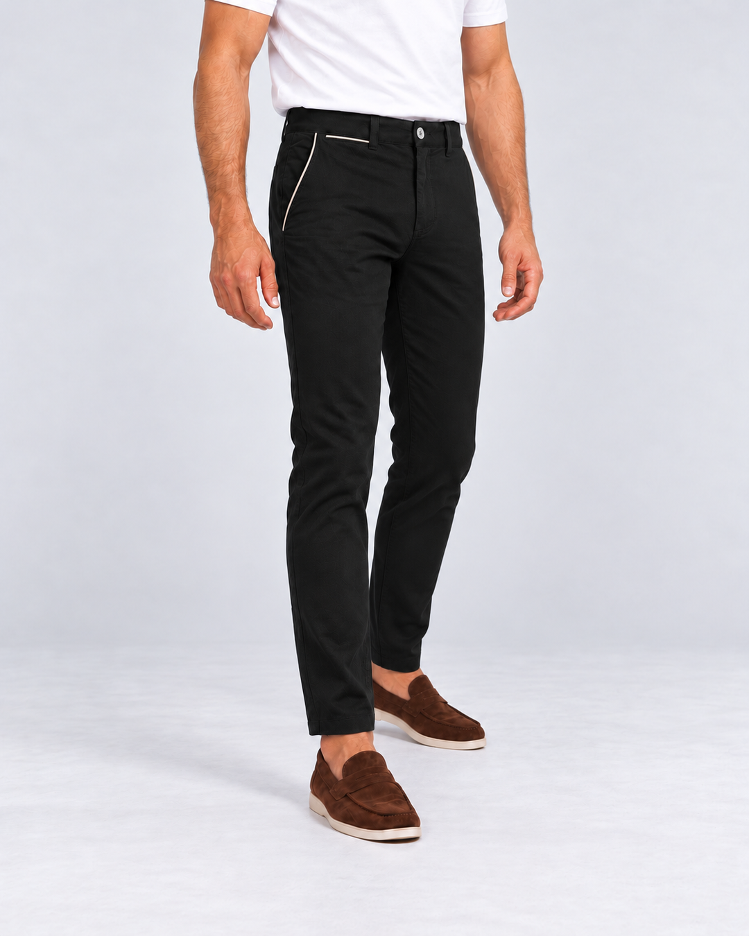 Pantalón Drill Hombre Slim Fit Premium Strech