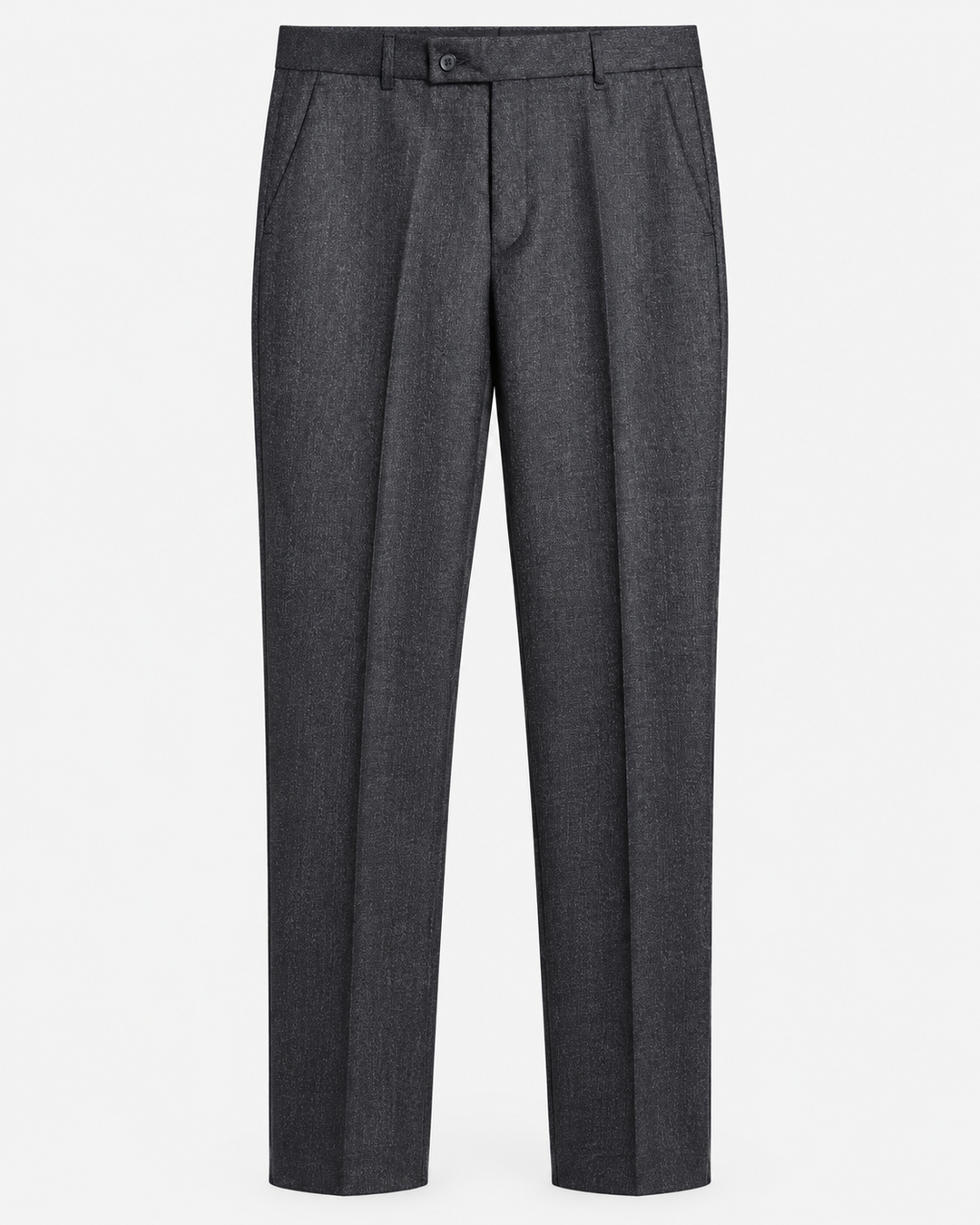 Pantalón tipo paño Sastrero Hombre Recto Gris carbón