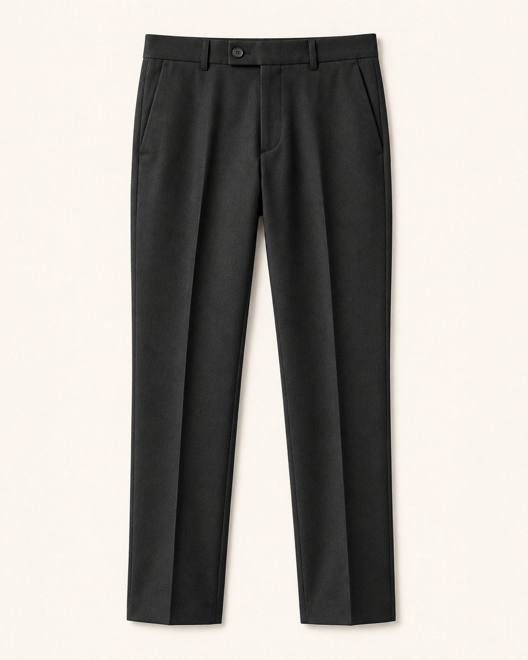 Pantalón tipo paño Sastrero Hombre Recto negro