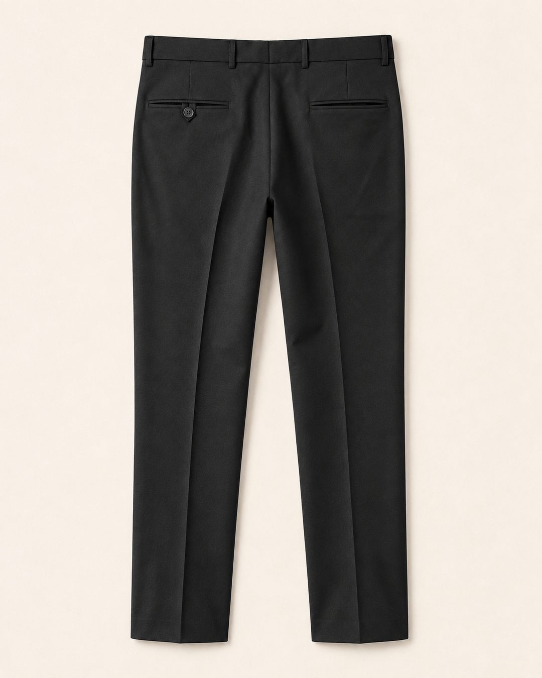 Pantalón tipo paño Sastrero Hombre Recto negro