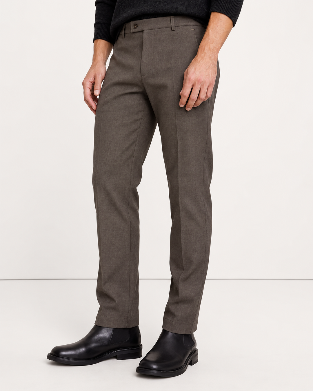 Pantalón Sastre Café Topo para Hombre