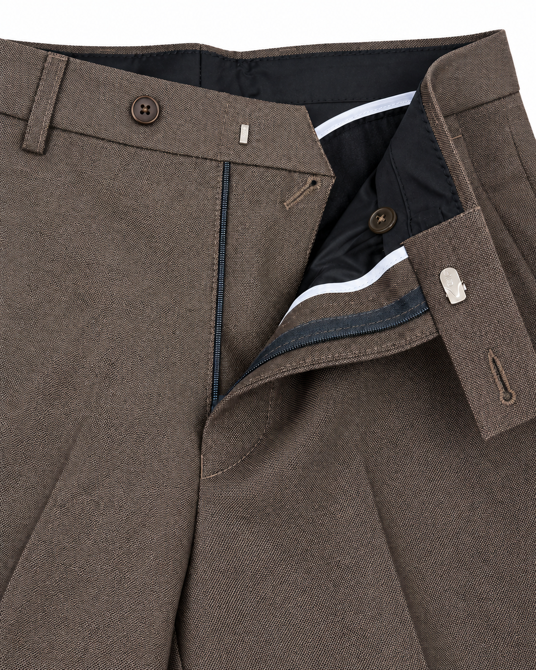 Pantalón Sastre Café Topo para Hombre