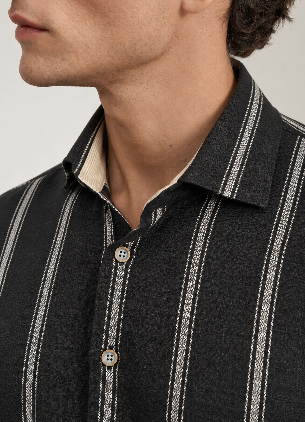 Camisa Milano Rayas Hombre - Purple Rain