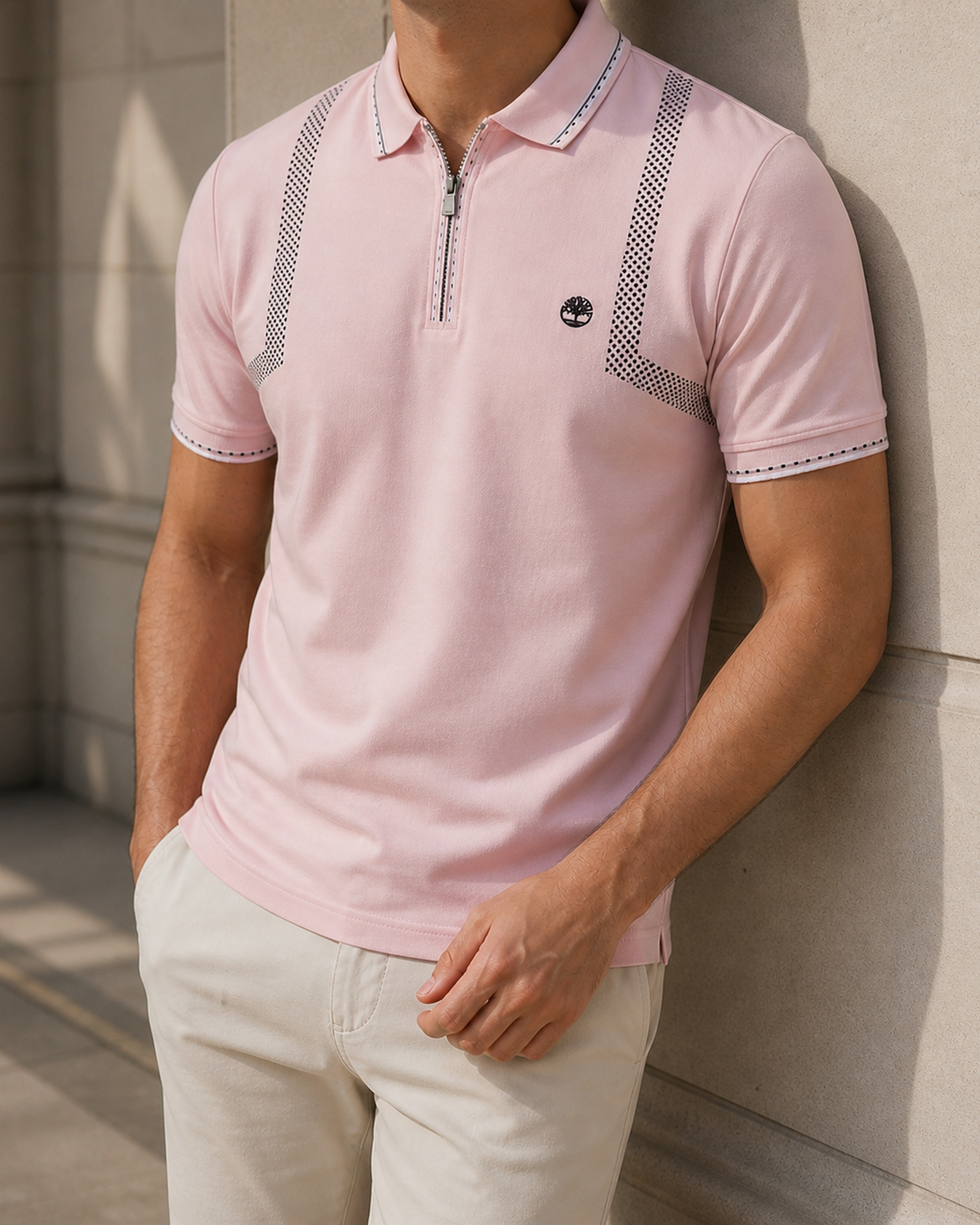 Polo Mónaco Zip - Purple Rain