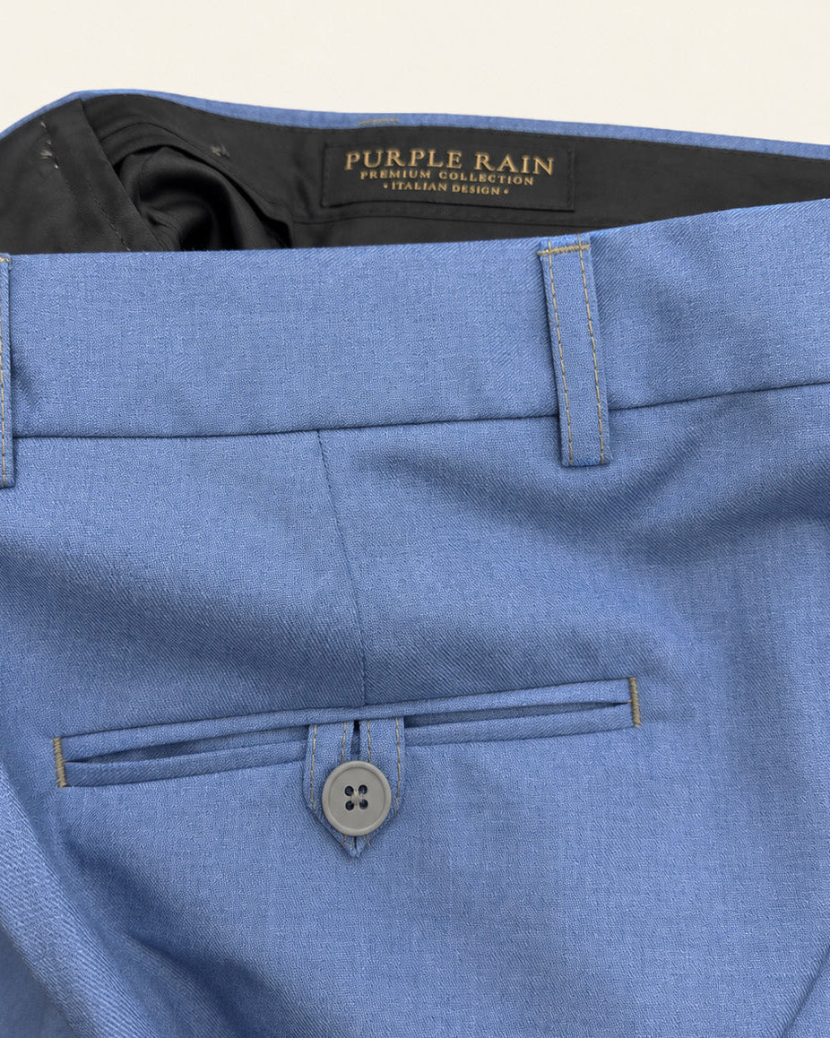 Pantalón Sastre Azul Claro para Hombre