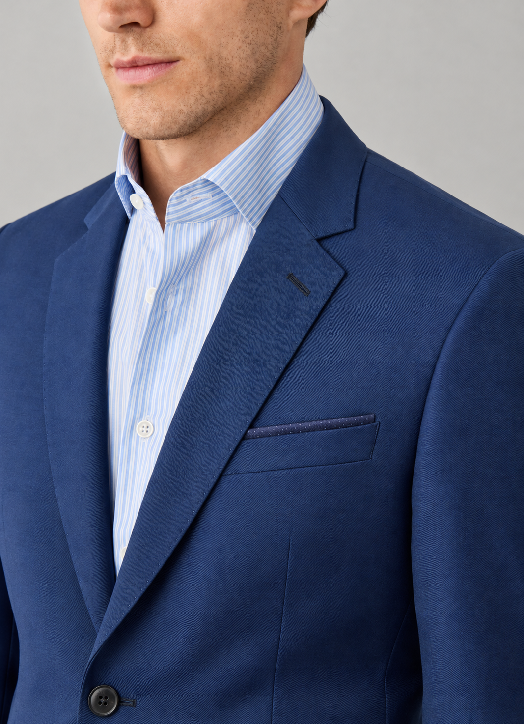 Traje Hombre Premium Azul Marino sin coderas