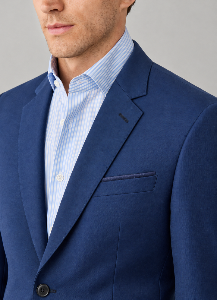 Traje Hombre Premium Azul Marino sin coderas