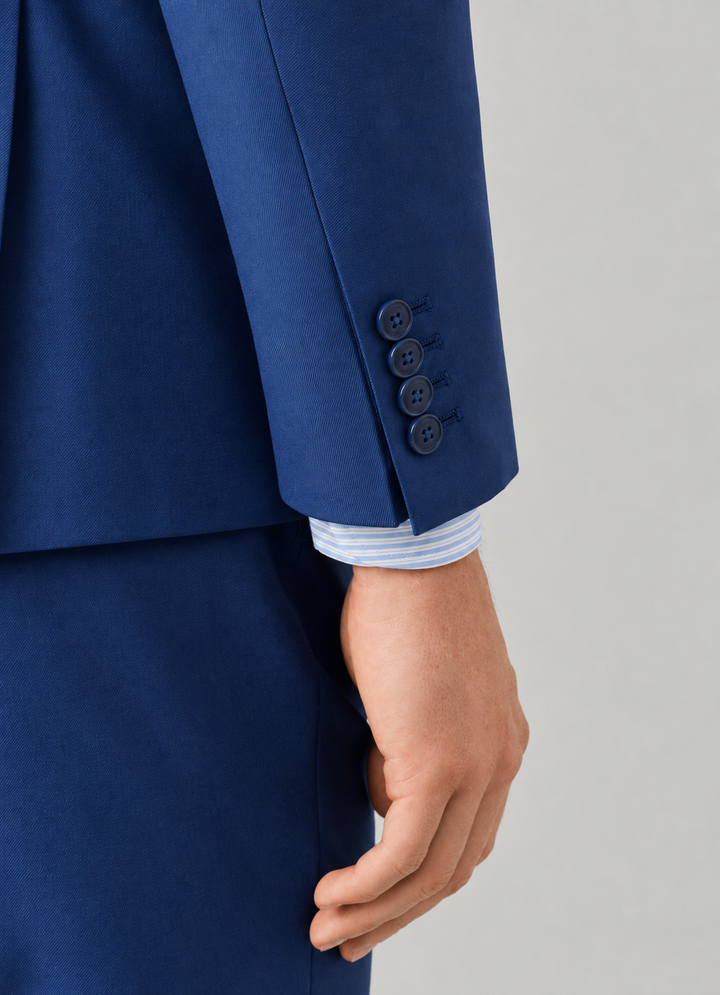 Traje Hombre Premium Azul Marino sin coderas
