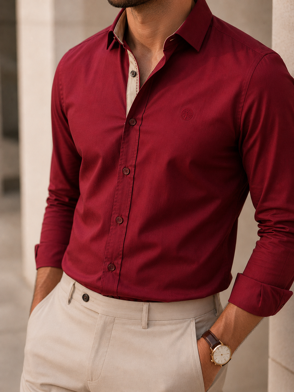 CAMISA MANGA LARGA HOMBRE