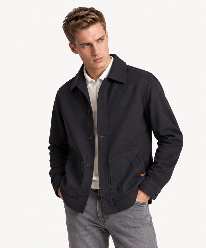 Chaqueta Clásica Tipo Paño para Hombre