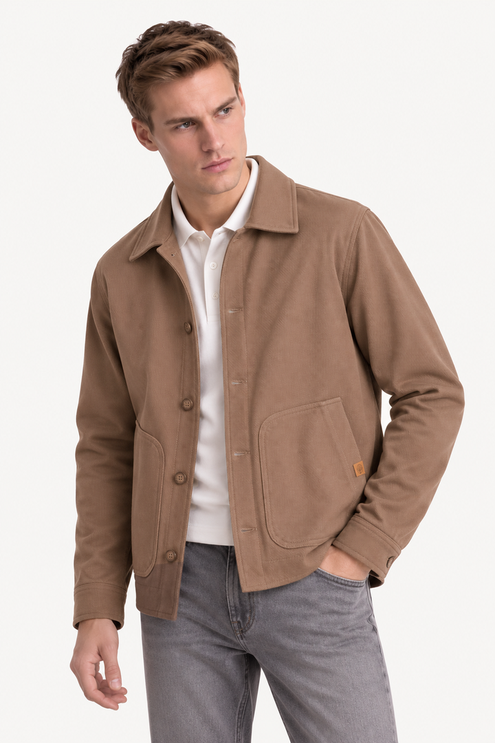 Chaqueta Clásica Tipo Paño para Hombre