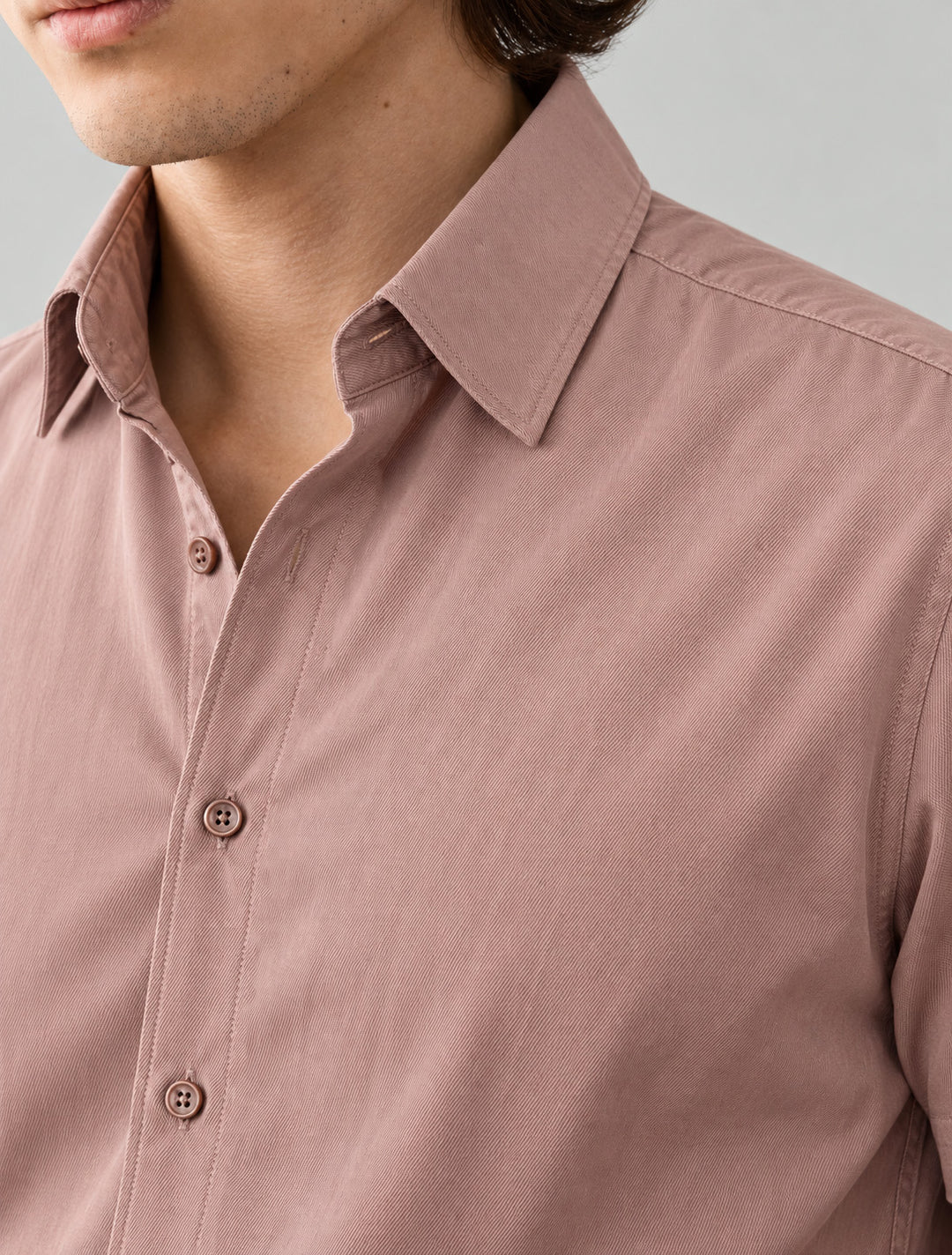 Camisa de manga corta para hombre en viscosa básicos