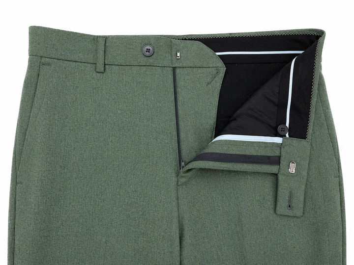 Pantalón Sastre Verde Poliester
