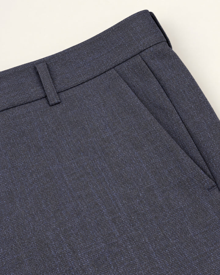 Pantalón Sastre Gris Azulado Texturizado