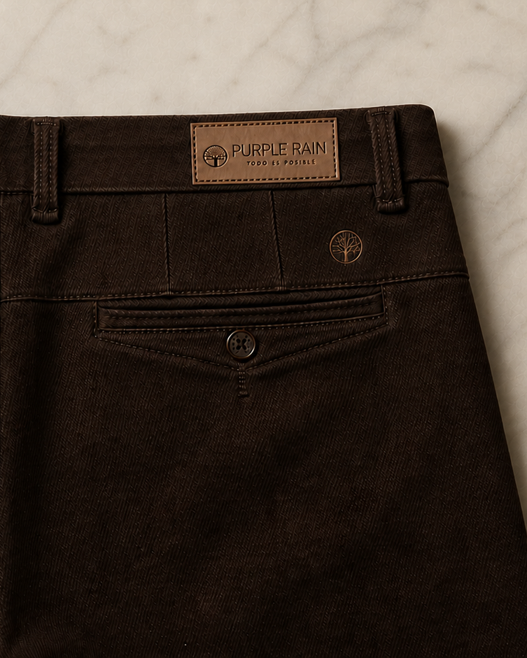 Pantalón Drill Texturizado Luxury - Purple Rain