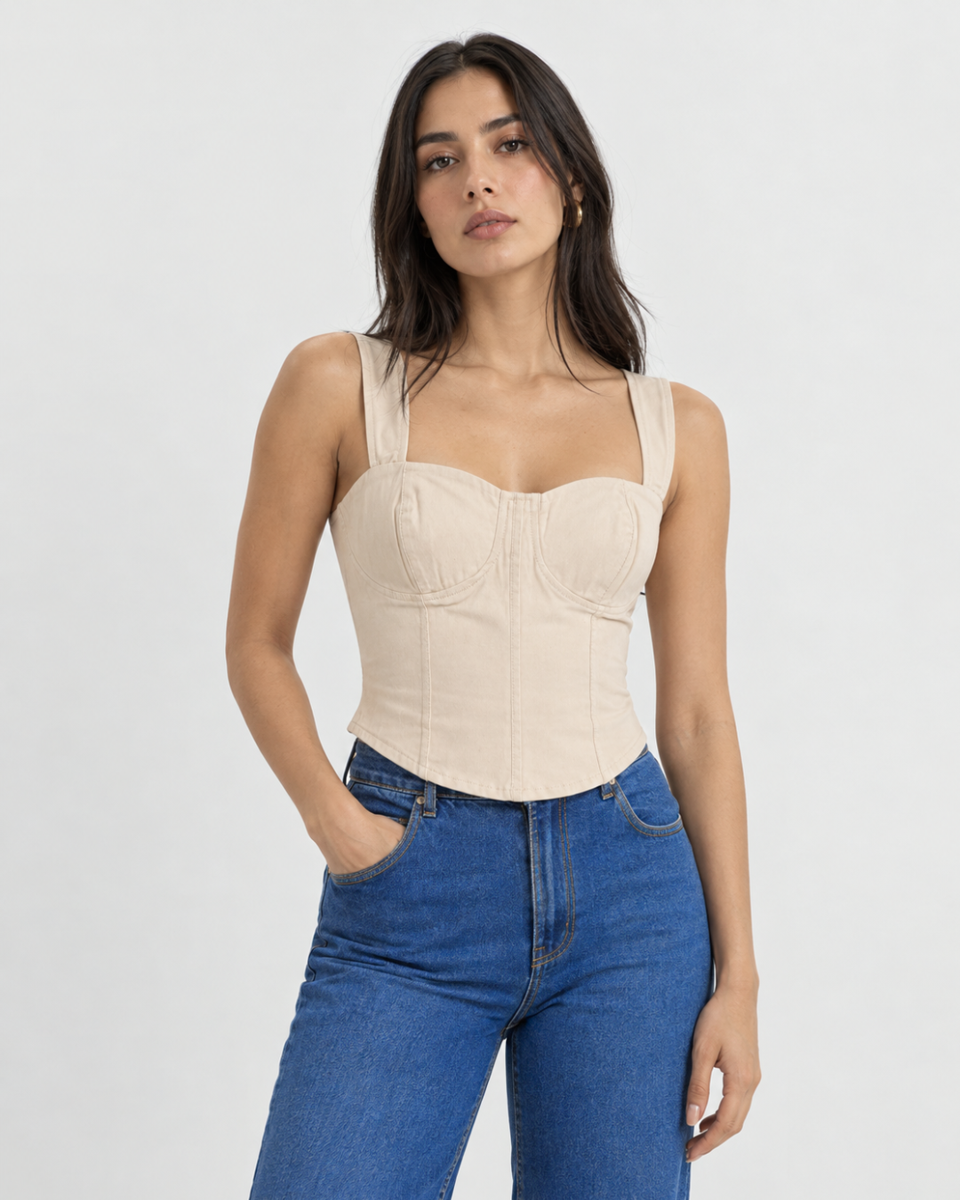 Top Vesta Sculpted Strech - Purple Rain