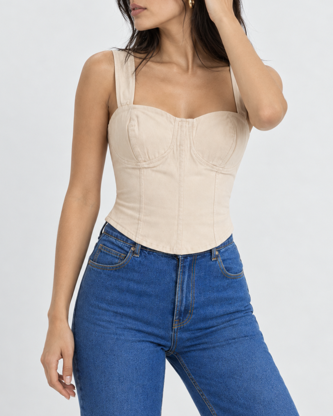 Top Vesta Sculpted Strech - Purple Rain