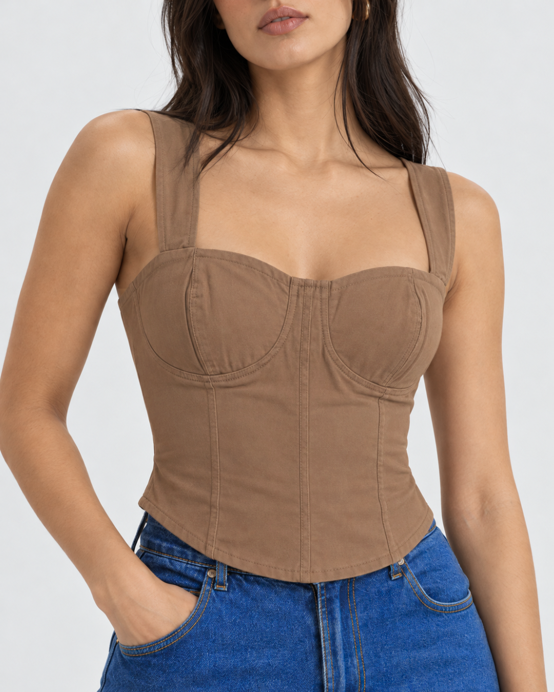 Top Vesta Sculpted Strech - Purple Rain