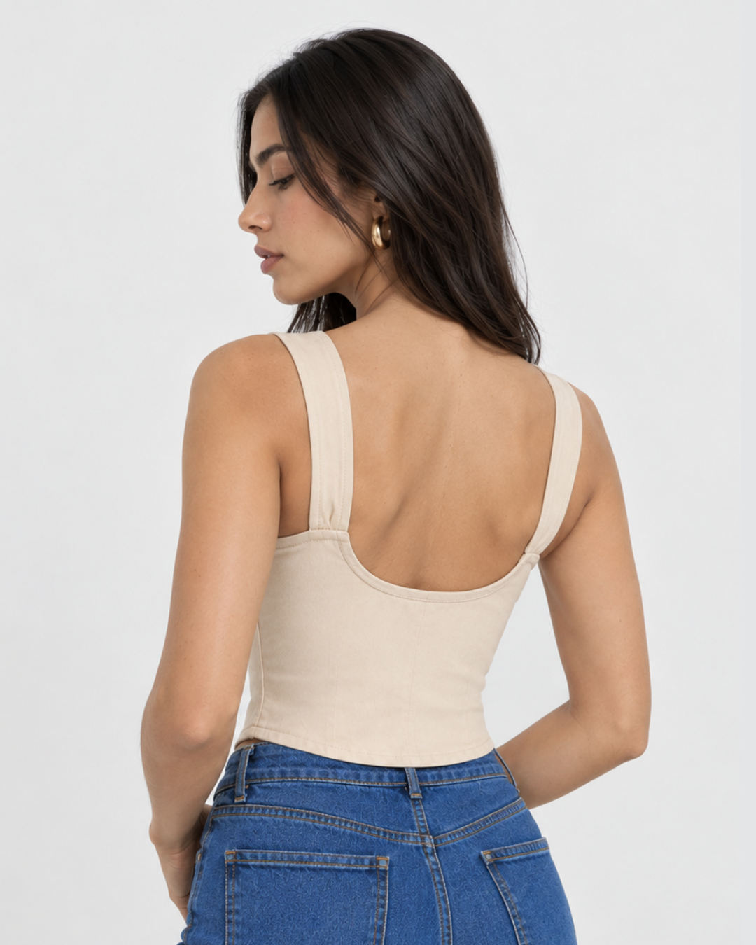 Top Vesta Sculpted Strech - Purple Rain