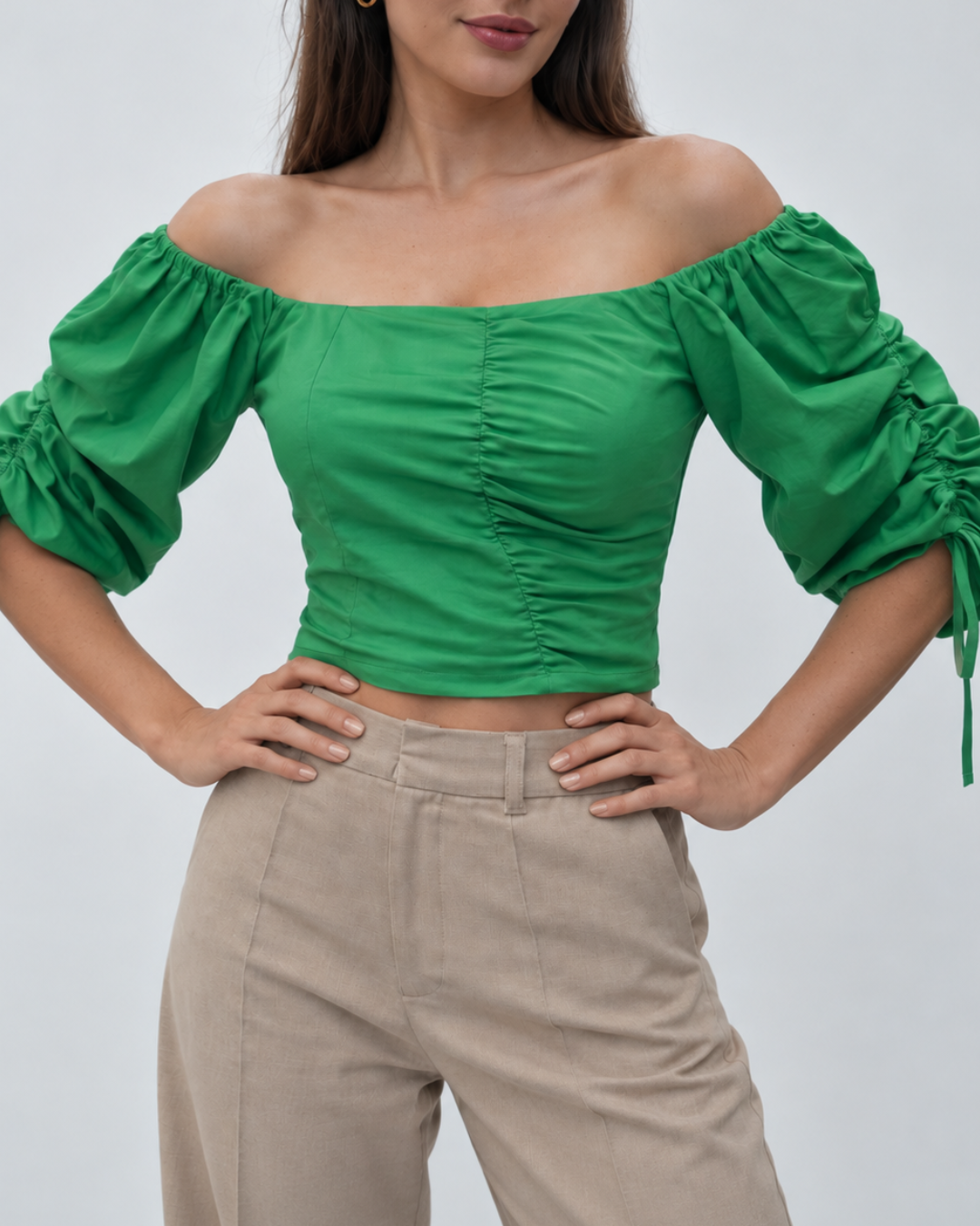 Top Dama con Mangas Graduable