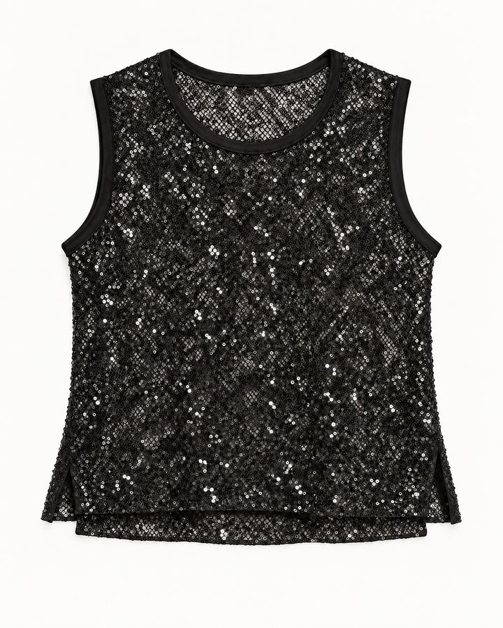 Blusa maya de lentejuelas